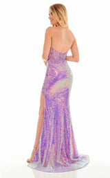 3 of 4 Rachel Allan 70136 Dress Lilac