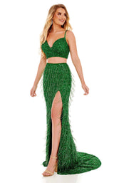 4 of 8 Rachel Allan 70137 Dress Emerald