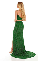 8 of 8 Rachel Allan 70137 Dress Emerald