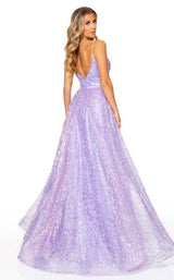 6 of 6 Rachel Allan 70151 Dress Lilac