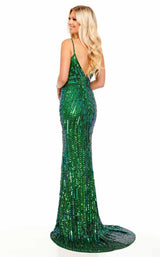 6 of 8 Rachel Allan 70166 Dress Emerald