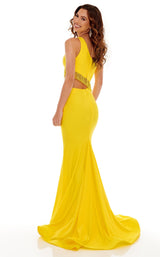 8 of 8 Rachel Allan 70168 Dress Yellow