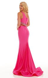 5 of 8 Rachel Allan 70168 Dress Fuchsia