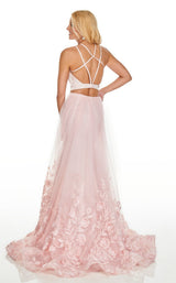 4 of 10 Rachel Allan 7017 Dress Blush