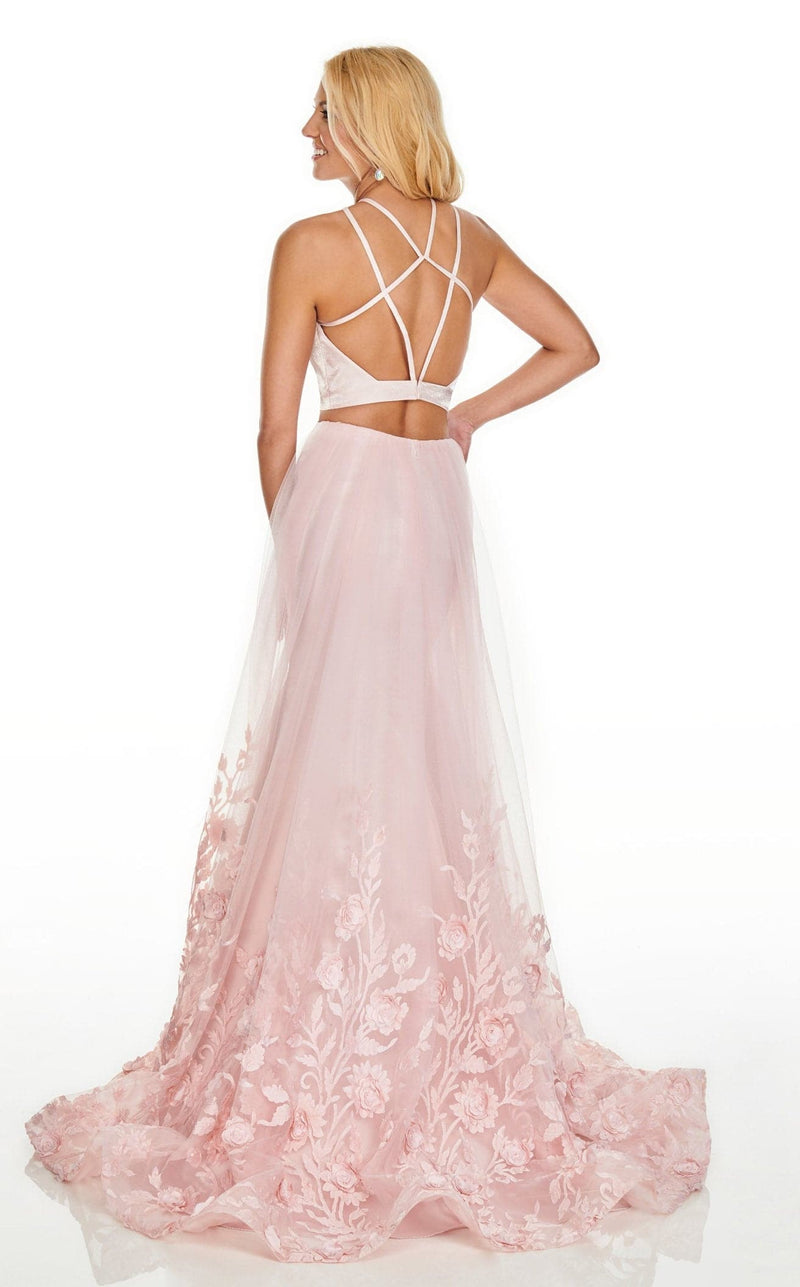 Rachel Allan 7017 Dress Blush