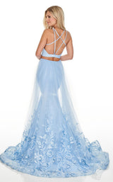 5 of 10 Rachel Allan 7017 Dress Powder-Blue