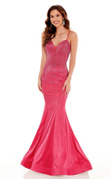 2 of 10 Rachel Allan 70181 Dress Fuchsia