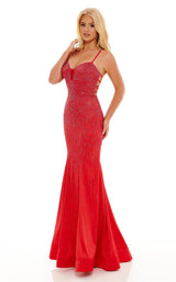 1 of 10 Rachel Allan 70181 Dress Red