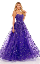 4 of 8 Rachel Allan 70182 Dress Purple