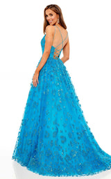 6 of 8 Rachel Allan 70182 Dress Ocean-Blue