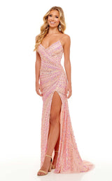 3 of 8 Rachel Allan 70183 Dress Pink