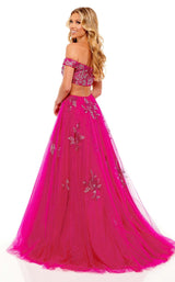 4 of 6 Rachel Allan 70187 Dress Fuchsia