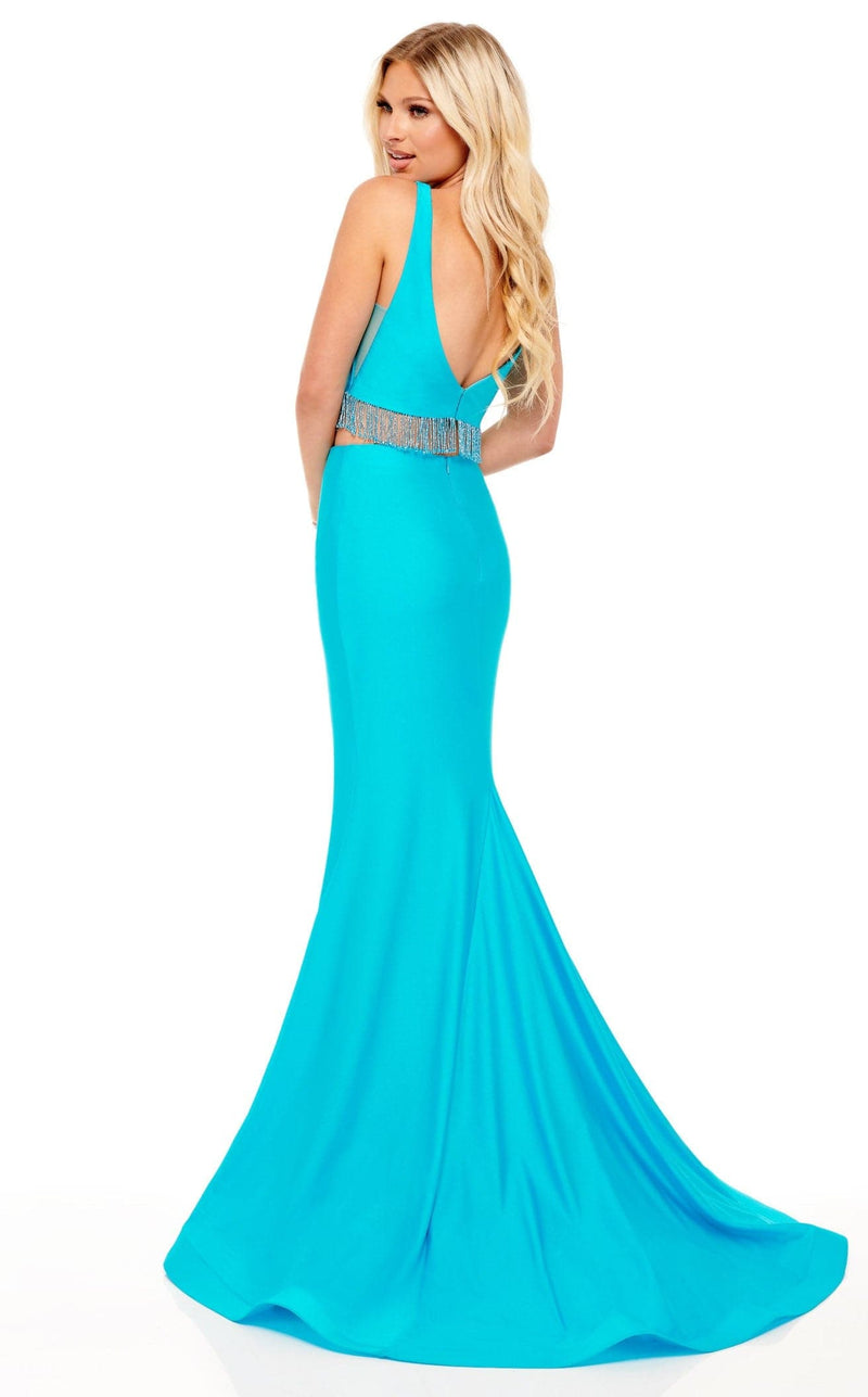 Rachel Allan 70196 Dress Turquoise