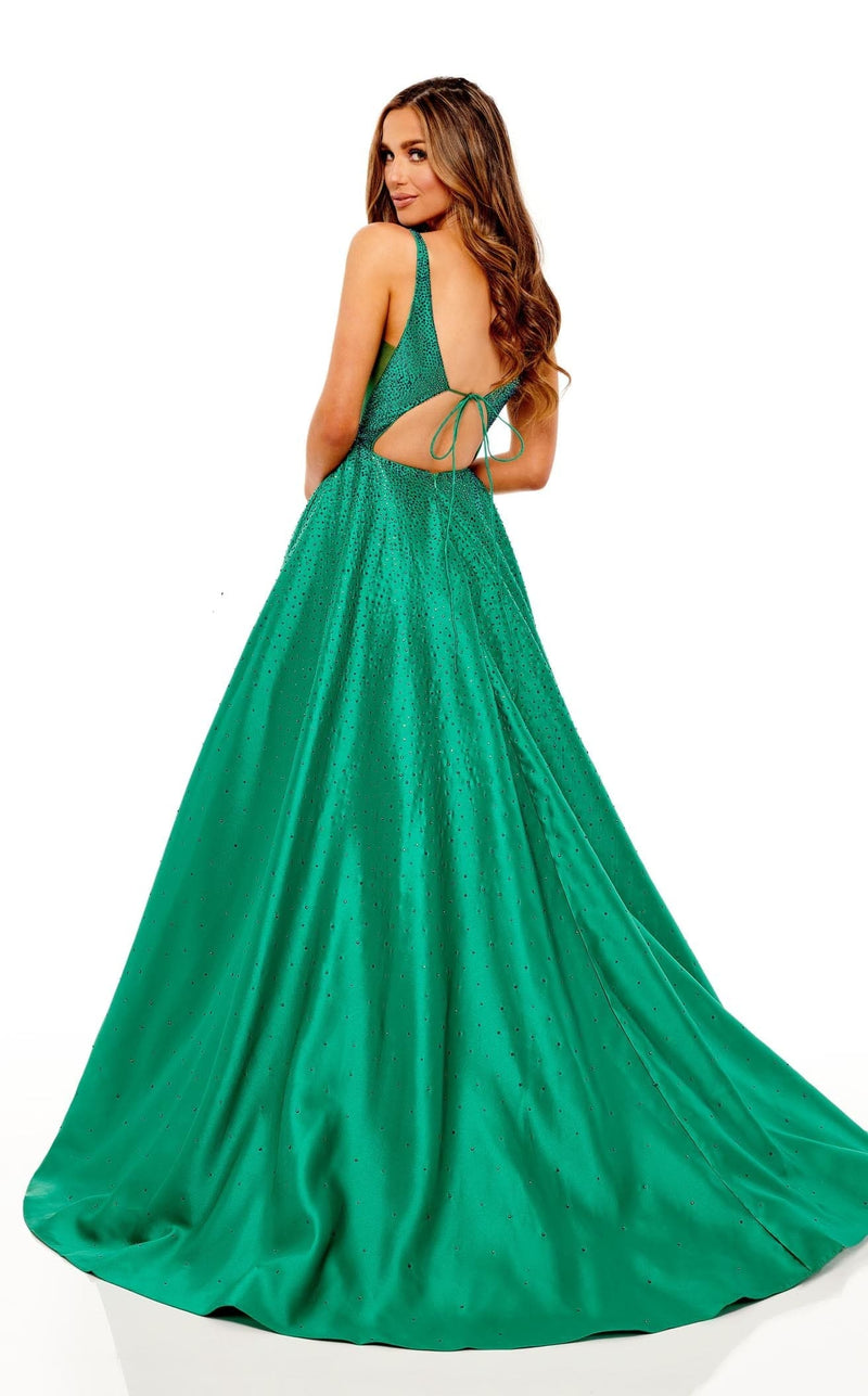 Rachel Allan 70212 Dress Emerald