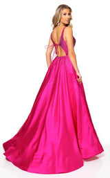 8 of 8 Rachel Allan 70212 Dress Magenta