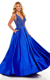 2 of 8 Rachel Allan 70212 Dress Royal