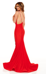 4 of 4 Rachel Allan 70213 Dress Red