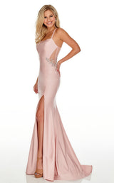 1 of 8 Rachel Allan 7022 Dress Blush