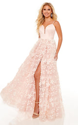 1 of 4 Rachel Allan 70220 Dress Blush