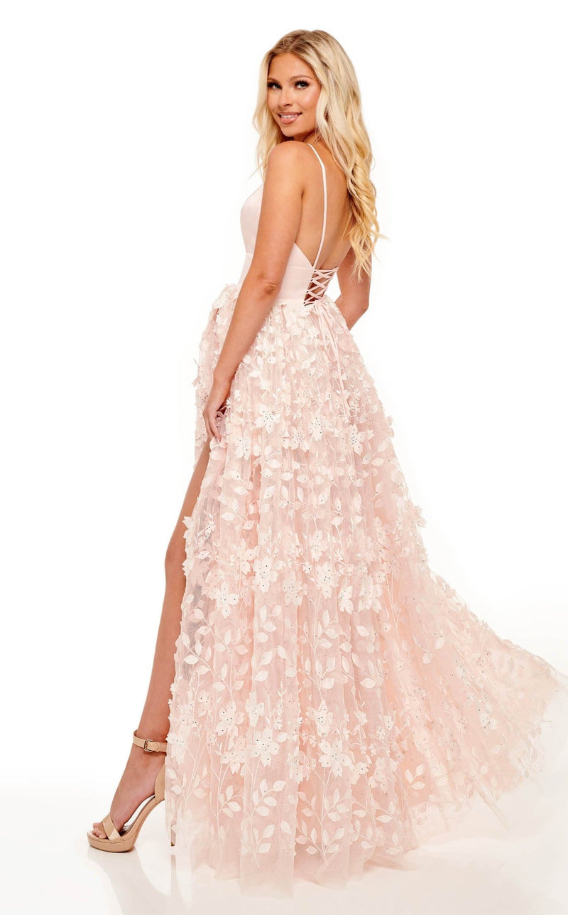 Rachel Allan 70220 Dress Blush