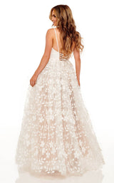 4 of 4 Rachel Allan 70220 Dress White