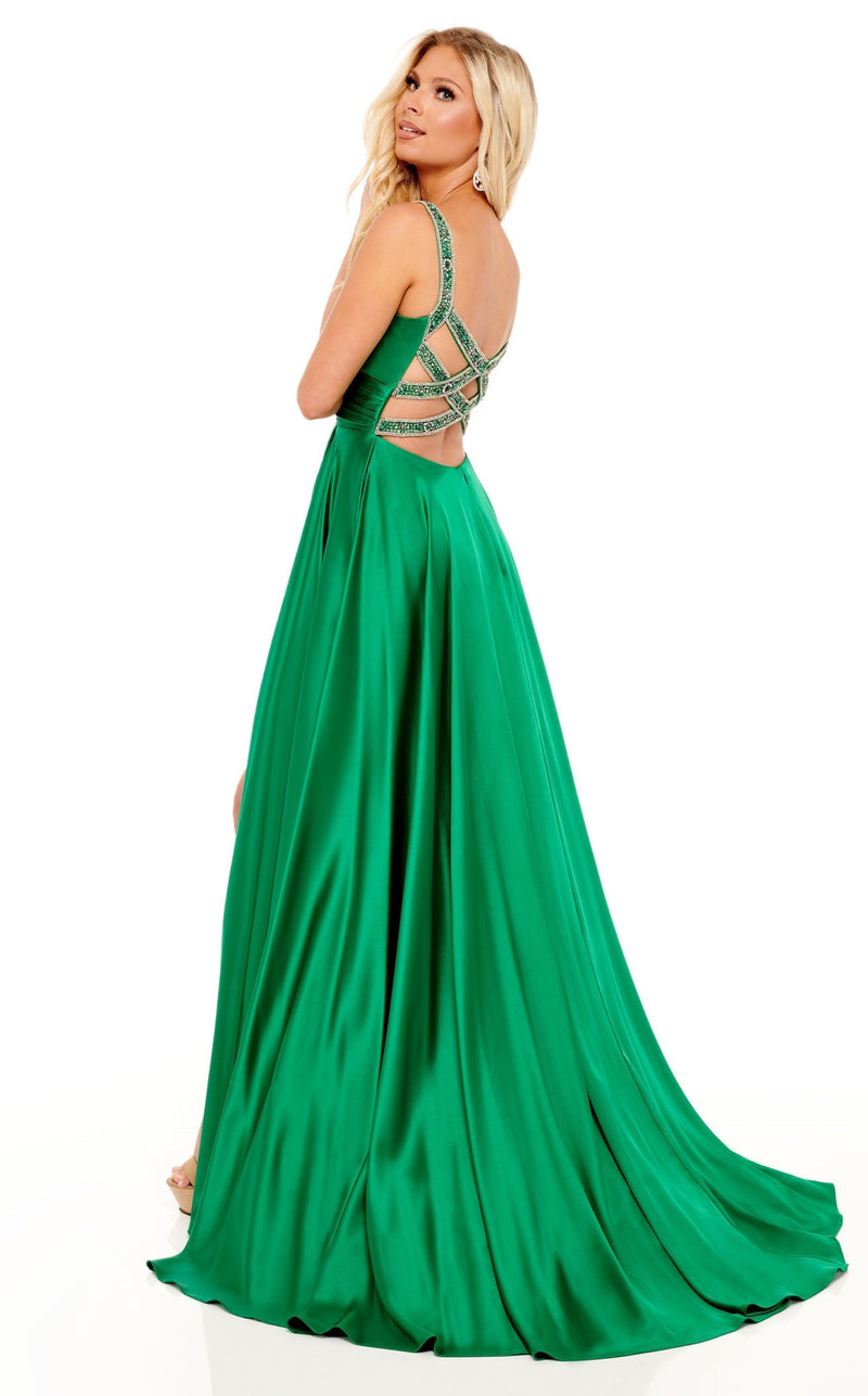 Rachel Allan 70227 Dress Emerald