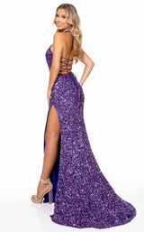 4 of 6 Rachel Allan 70228 Dress Purple