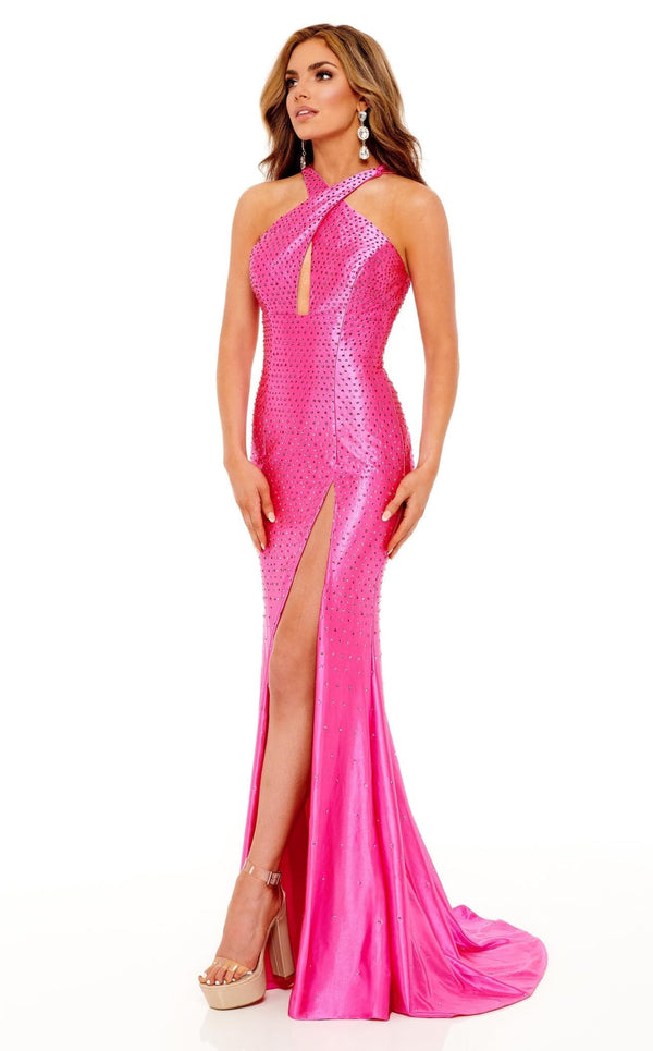 Rachel Allan 70232 Dress Fuchsia