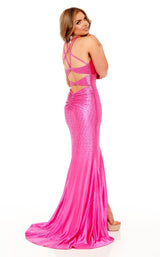 4 of 4 Rachel Allan 70232 Dress Fuchsia