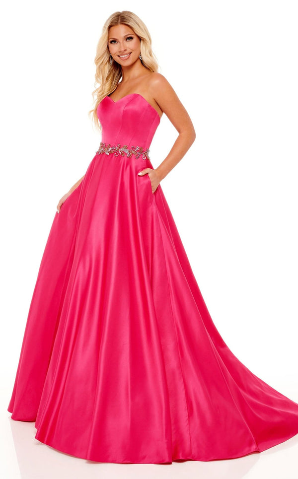 Rachel Allan 70233 Dress Fuchsia-Multi