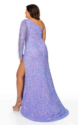 2 of 2 Rachel Allan 70236W Dress Lilac