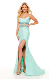 1 of 6 Rachel Allan 70237 Dress Mint