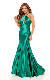 3 of 7 Rachel Allan 70240 Dress Emerald