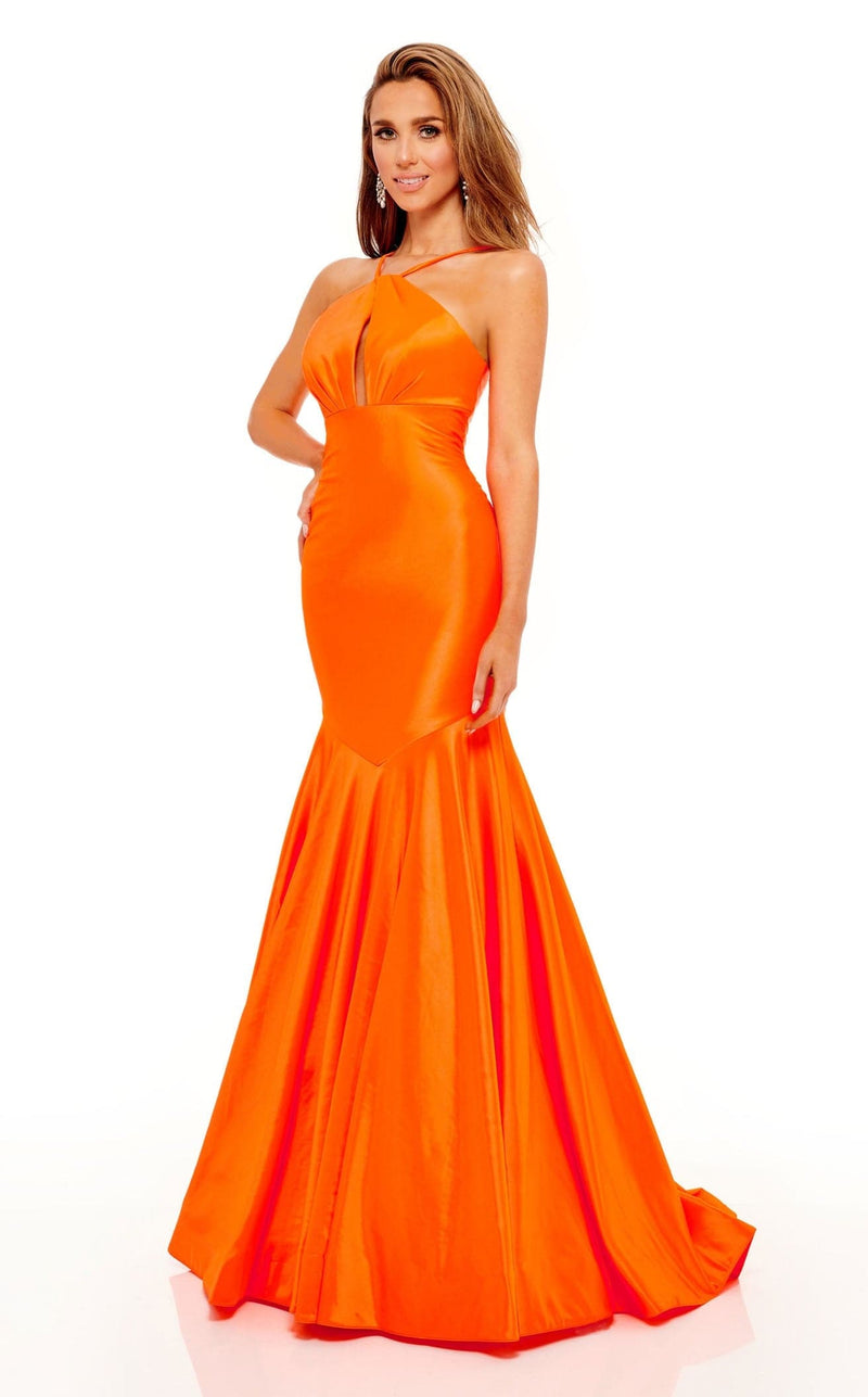 Rachel Allan 70240 Dress Tangerine