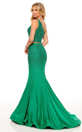 5 of 8 Rachel Allan 70255 Dress Emerald