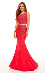 4 of 8 Rachel Allan 70255 Dress Watermelon