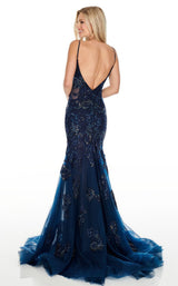 3 of 8 Rachel Allan 7027 Dress Navy