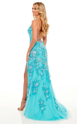 6 of 8 Rachel Allan 70270 Dress Turquoise