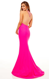 7 of 8 Rachel Allan 70271 Dress Hot-Pink