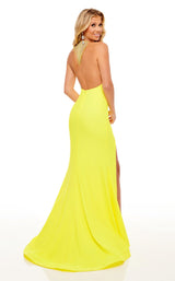 8 of 8 Rachel Allan 70271 Dress Yellow