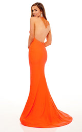 5 of 8 Rachel Allan 70271 Dress Tangerine