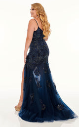 4 of 4 Rachel Allan 7027W Dress Navy