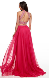 5 of 12 Rachel Allan 7034 Dress Fuchsia