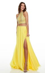 3 of 12 Rachel Allan 7034 Dress Yellow