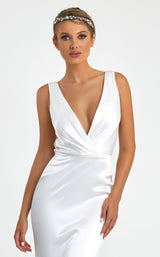 3 of 4 Nicole Bakti 7035 Dress Ivory