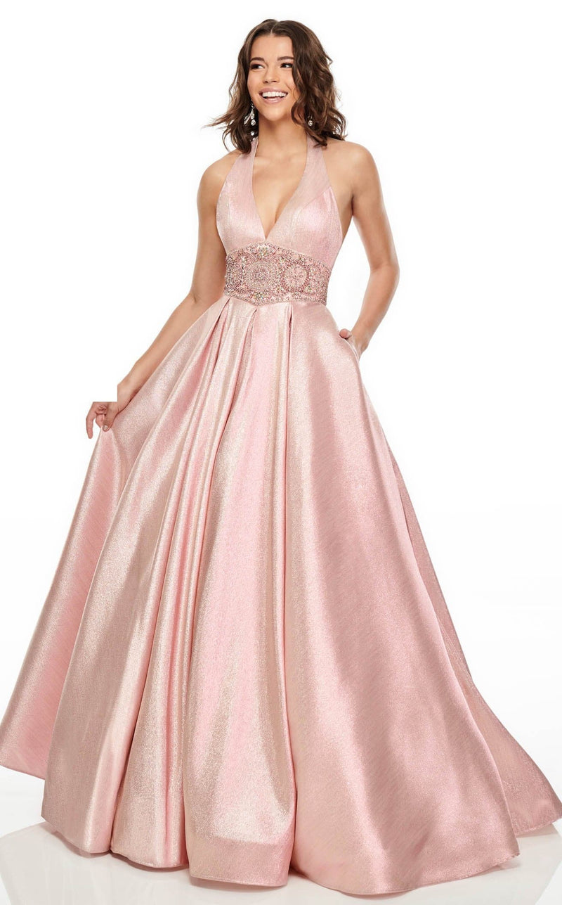 Rachel Allan 7037 Dress Pink
