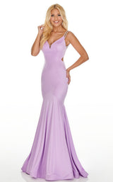 3 of 16 Rachel Allan 7042 Dress Lilac