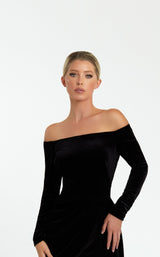 2 of 3 Nicole Bakti 7042 Dress Black