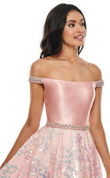 8 of 12 Rachel Allan 7046 Dress Blush