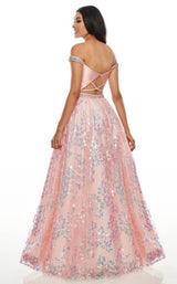 5 of 12 Rachel Allan 7046 Dress Blush